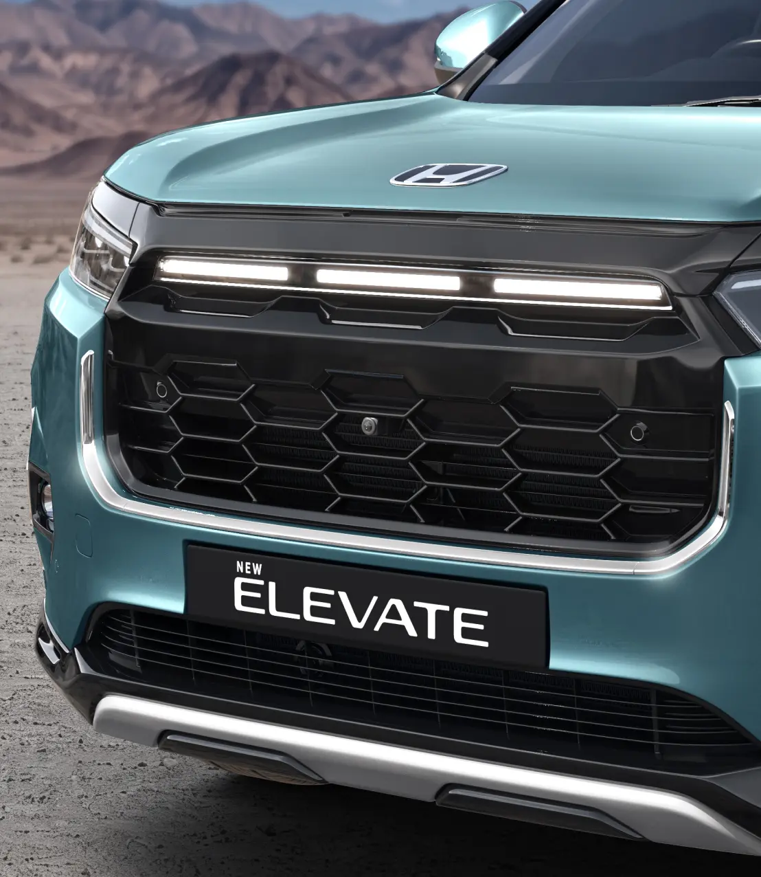 Front Grille Garnish - Chrome